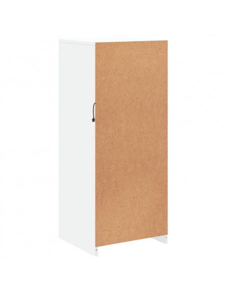 Credenza con Luci LED Bianca 41x37x100 cm