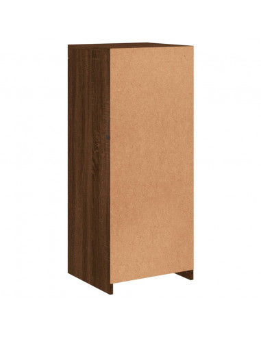 Credenza con Luci LED Rovere Marrone 41x37x100 cm