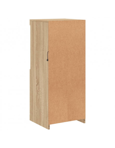 Credenza con Luci LED Rovere Sonoma 41x37x100 cm