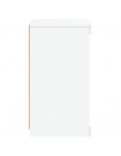Credenza con Luci LED Bianca 41x37x67 cm 2