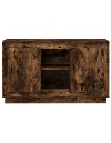 Credenza Rovere Fumo 102x35x60 cm in Legno Multistrato