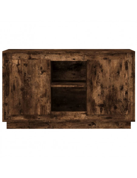 Credenza Rovere Fumo 102x35x60 cm in Legno Multistrato