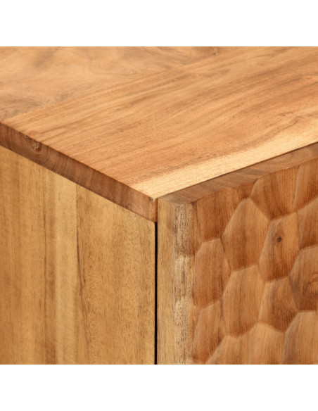 Credenza 60x33x75 cm in Legno Massello di Acacia