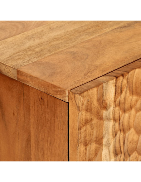 Credenza 60x33x100 cm in Legno Massello di Acacia