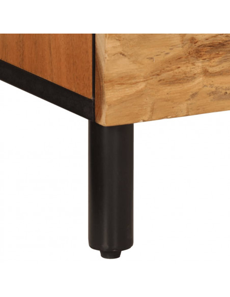 Credenza 60x33x100 cm in Legno Massello di Acacia