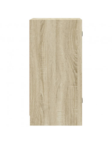 Mobile con Ante in Vetro Rovere Sonoma 35x37x75,5 cm