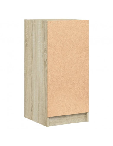 Mobile con Ante in Vetro Rovere Sonoma 35x37x75,5 cm