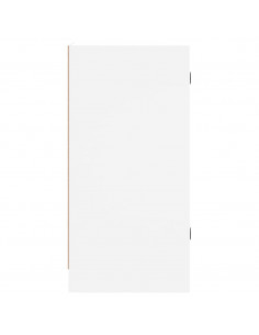 Mobile con Ante in Vetro Bianco 35x37x75,5 cm 2