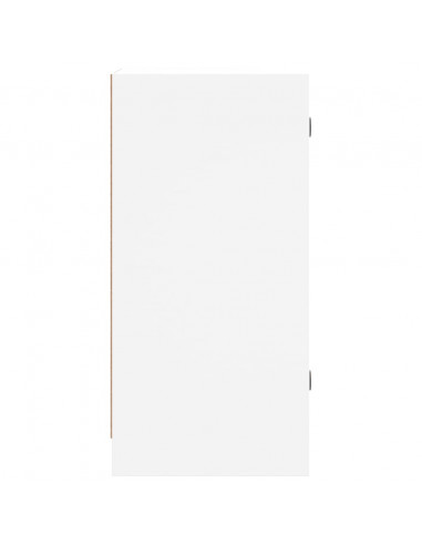 Mobile con Ante in Vetro Bianco 35x37x75,5 cm