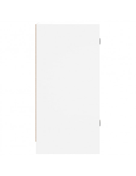 Mobile con Ante in Vetro Bianco 35x37x75,5 cm