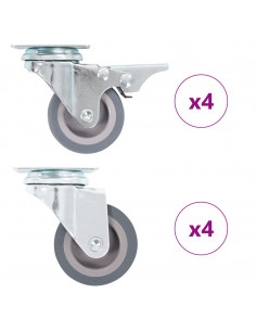 Ruote Girevoli 8 pz 50 mm 2