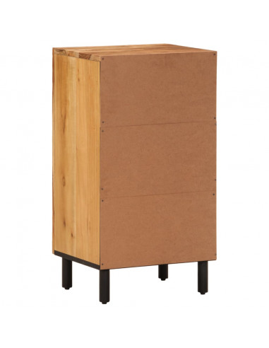 Credenza 40x33x75 cm in Legno Massello di Acacia