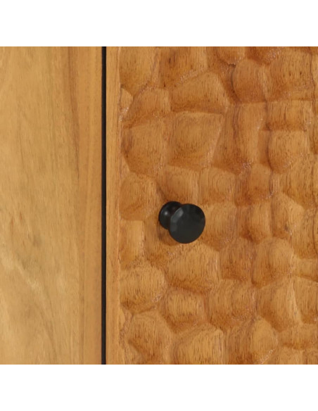 Credenza 40x33x75 cm in Legno Massello di Acacia