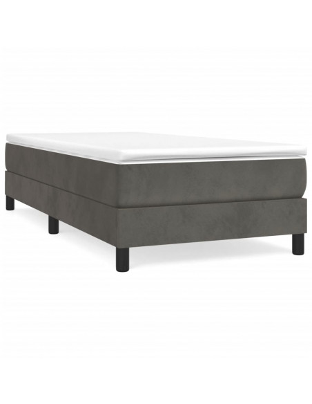 Giroletto Grigio Scuro 90x200 cm in Velluto