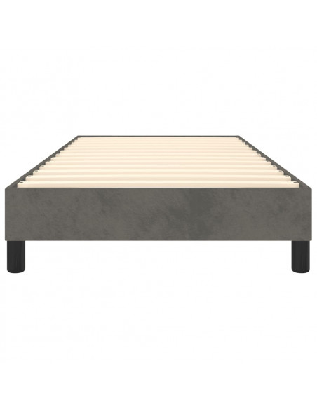 Giroletto Grigio Scuro 90x200 cm in Velluto