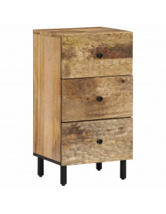 Credenza 40x33x75 cm in Legno Massello di Mango 2