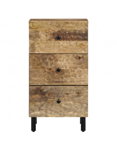 Credenza 40x33x75 cm in Legno Massello di Mango