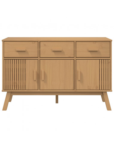 Credenza OLDEN Marrone 114x43x73,5 cm in Legno Massello di Pino