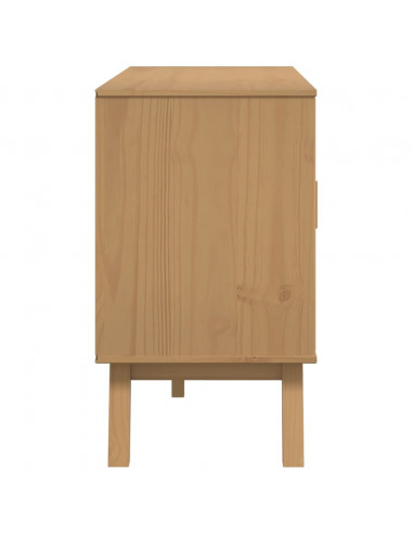 Credenza OLDEN Marrone 114x43x73,5 cm in Legno Massello di Pino