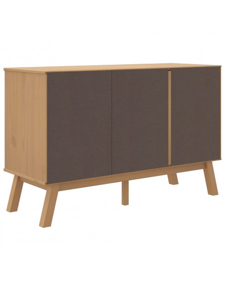Credenza OLDEN Marrone 114x43x73,5 cm in Legno Massello di Pino