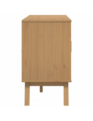 Credenza OLDEN Marrone 114x43x73,5 cm in Legno Massello di Pino