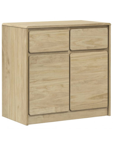 Credenza SAUDA 80x43x75,5 cm in Legno Massello di Pino