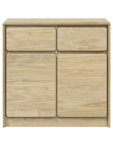 Credenza SAUDA 80x43x75,5 cm in Legno Massello di Pino
