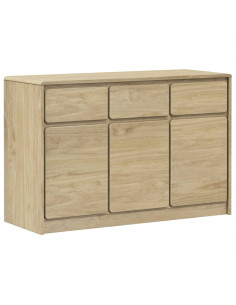 Credenza SAUDA Rovere 114x43x75,5 cm in Legno Massello di Pino 2