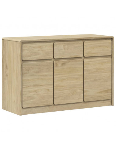 Credenza SAUDA Rovere 114x43x75,5 cm in Legno Massello di Pino