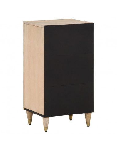 Credenza 40x33x75 cm in Legno Massello di Mango