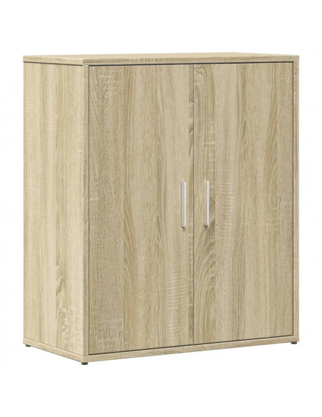 Credenza Rovere Sonoma 60x31x70 cm in Legno Multistrato