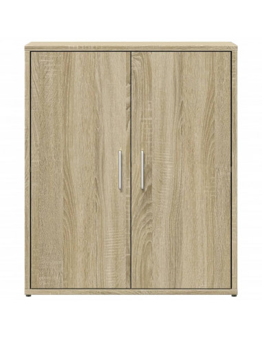Credenza Rovere Sonoma 60x31x70 cm in Legno Multistrato