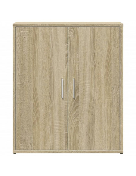 Credenza Rovere Sonoma 60x31x70 cm in Legno Multistrato