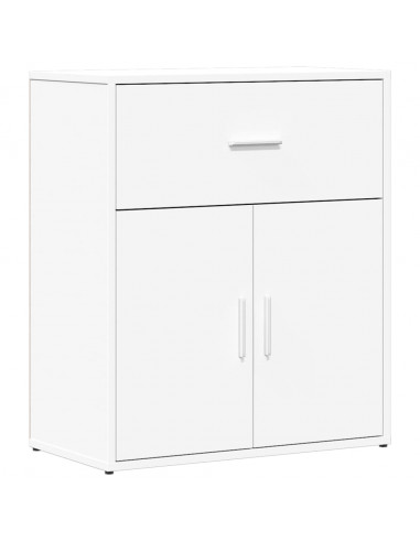 Credenza Bianco 60x31x70 cm in Legno Multistrato