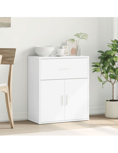 Credenza Bianco 60x31x70 cm in Legno Multistrato