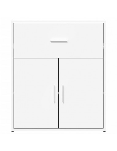 Credenza Bianco 60x31x70 cm in Legno Multistrato