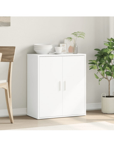 Credenza Bianco 60x31x70 cm in Legno Multistrato
