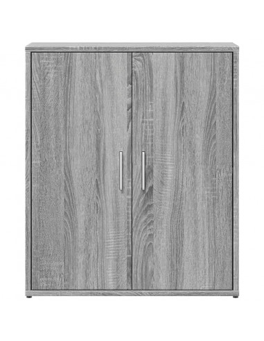 Credenza Grigio Sonoma 60x31x70cm in Legno Multistrato