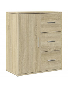 Credenza Rovere Sonoma 60x31x70 cm in Legno Multistrato 2