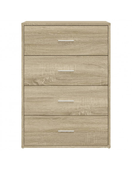 Credenza Rovere Sonoma 60x31x84 cm in Legno Multistrato