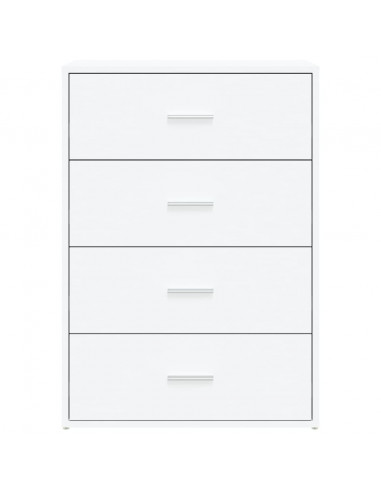 Credenza Bianca 60x31x84 cm in Legno Multistrato