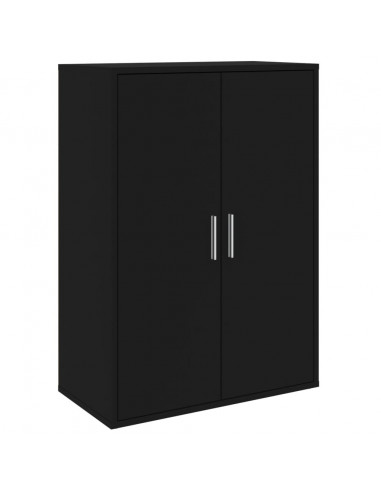Credenza Nero 60x31x84 cm in Legno Multistrato