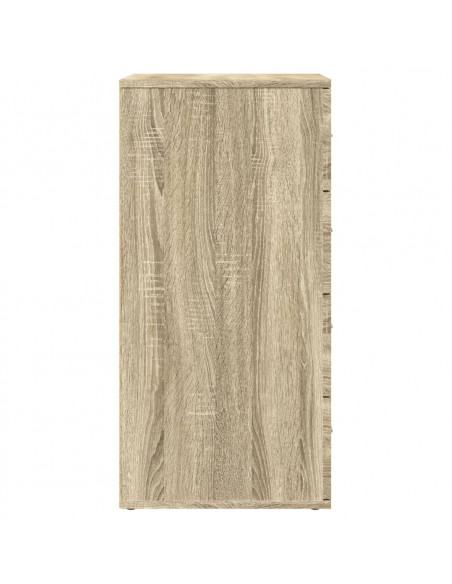 Credenza Rovere Sonoma 60x39x80 cm in Legno Multistrato