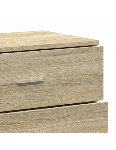 Credenza Rovere Sonoma 60x39x80 cm in Legno Multistrato