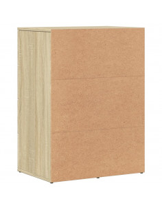 Credenza Rovere Sonoma 59x39x80 cm in Legno Multistrato 2