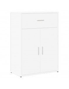 Credenza Bianca 60x30x84 cm in Legno Multistrato 2