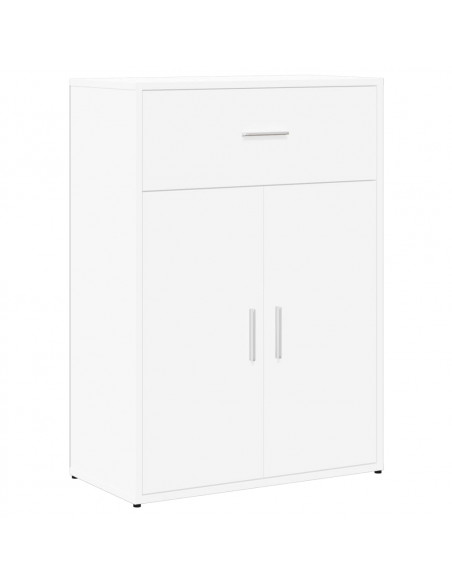 Credenza Bianca 60x30x84 cm in Legno Multistrato