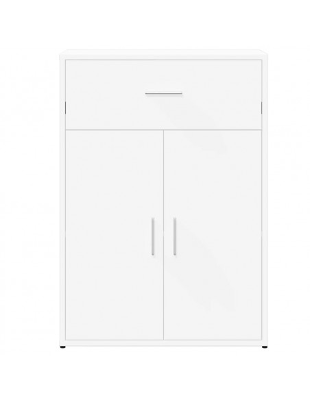 Credenza Bianca 60x30x84 cm in Legno Multistrato