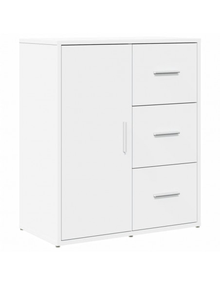 Credenza Bianco 60x31x70 cm in Legno Multistrato