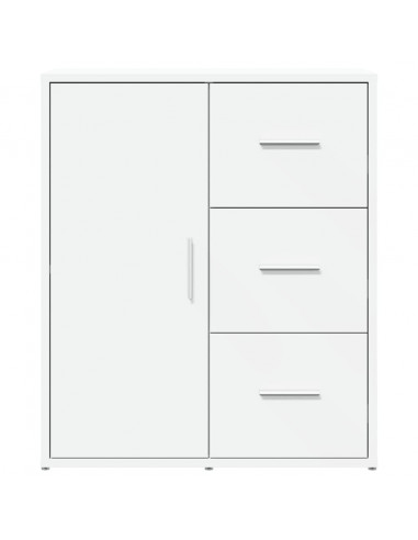 Credenza Bianco 60x31x70 cm in Legno Multistrato
